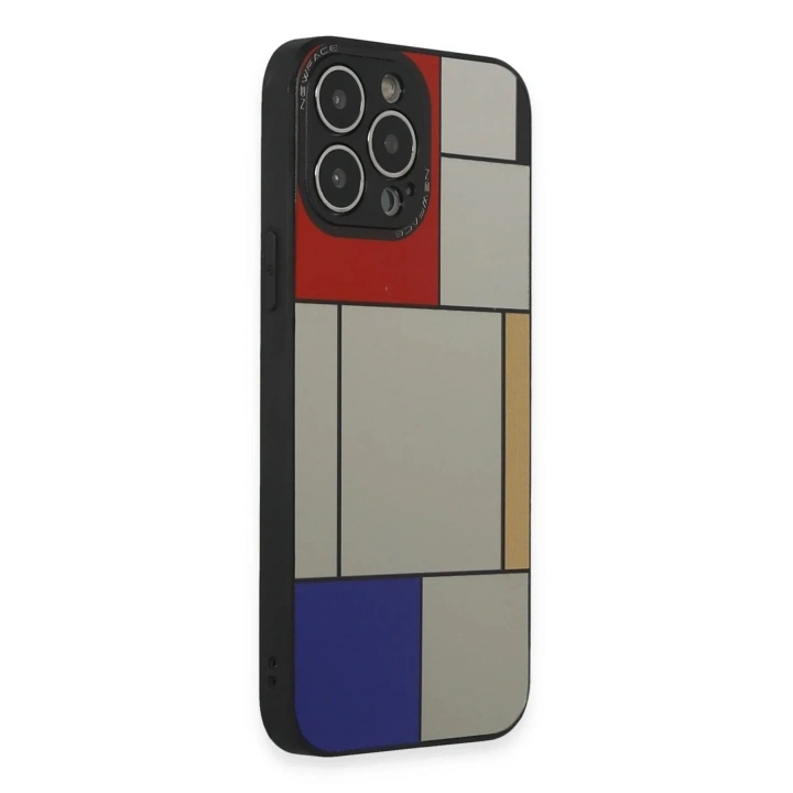 Mey İthalat®  iPhone 14 Pro Max Kılıf Mirror Desenli Kapak - Mirror - 9