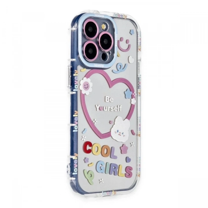 Mey İthalat®  iPhone 14 Pro Max Kılıf Reflexion Desenli Kapak - Desen 1