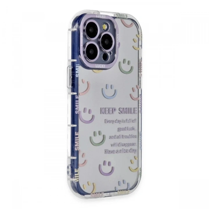 Mey İthalat®  iPhone 14 Pro Max Kılıf Reflexion Desenli Kapak - Desen 2
