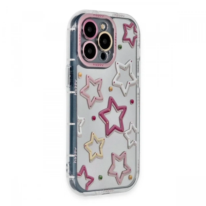 Mey İthalat®  iPhone 14 Pro Max Kılıf Reflexion Desenli Kapak - Desen 3