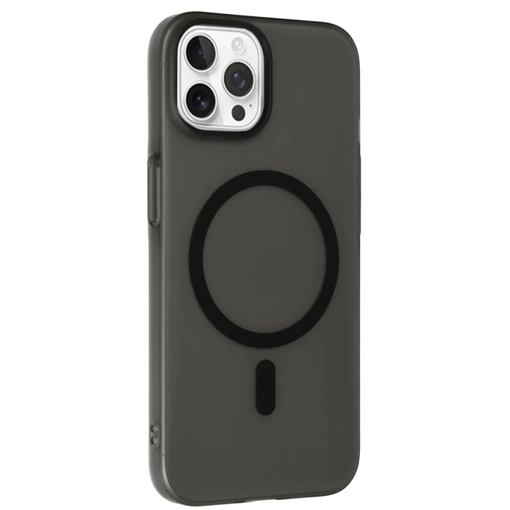 Mey İthalat®  iPhone 14 Pro Tuna PC Slim Magsafe Kapak - Siyah