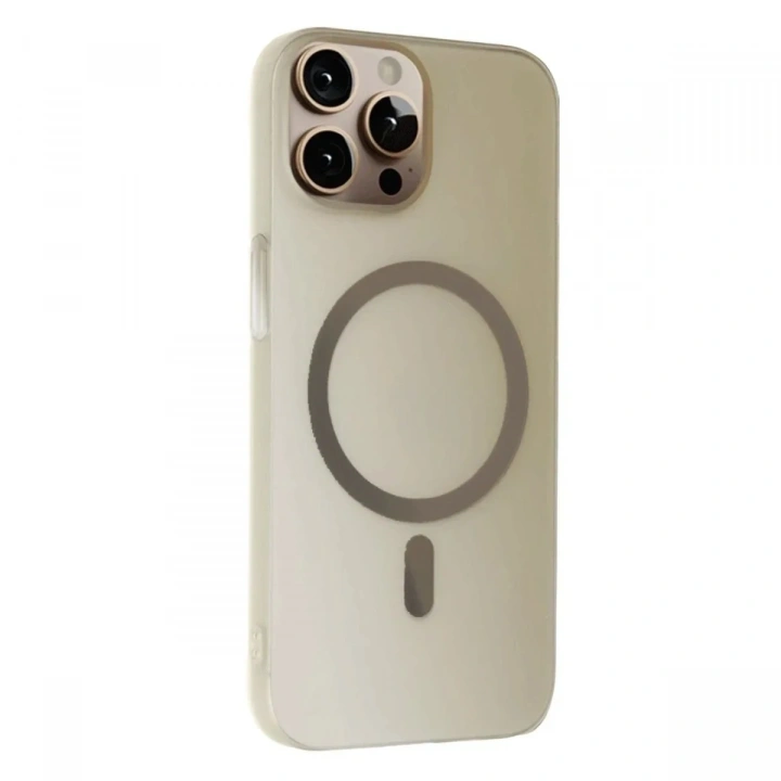 Mey İthalat®  iPhone 14 Pro Tuna PC Slim Magsafe Kapak - Titan Gri
