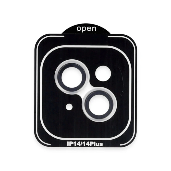 Mey İthalat®  iPhone 14 PVD Metal Kamera Lens - Gümüş