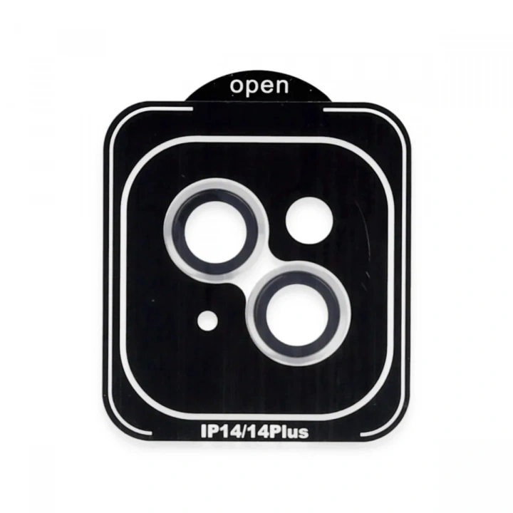 Mey İthalat®  iPhone 14 PVD Metal Kamera Lens - Gümüş