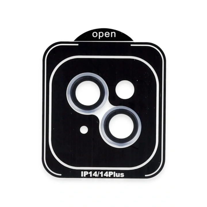 Mey İthalat®  iPhone 14 PVD Metal Kamera Lens - Mavi