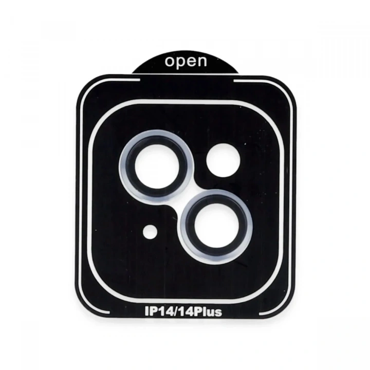 Mey İthalat®  iPhone 14 PVD Metal Kamera Lens - Mavi