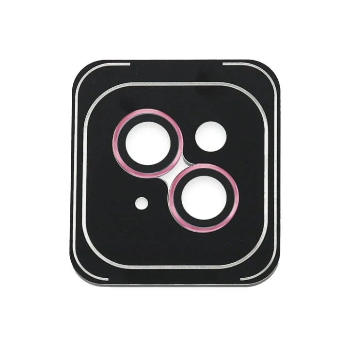 Mey İthalat®  iPhone 14 PVD Metal Kamera Lens - Pembe