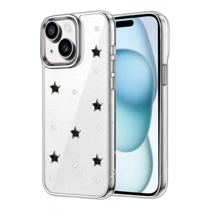 Mey İthalat®   iPhone 15 Fiyonk Desenli Kapak - Desen 7