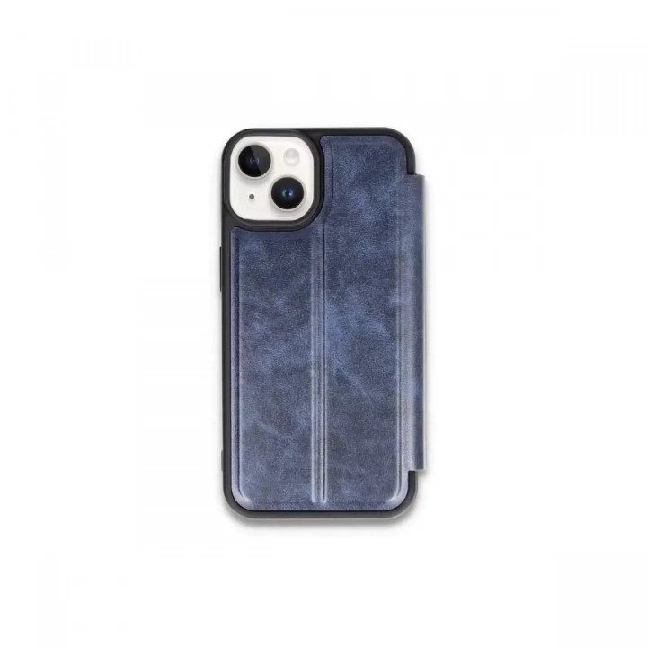 Mey İthalat®   iPhone 15 Kılıf Flip Cover - Lacivert