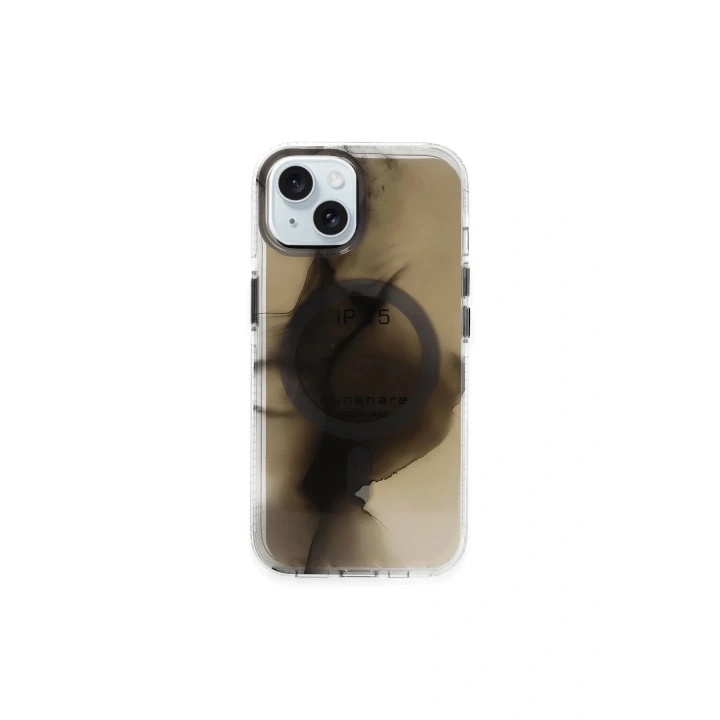 Mey İthalat®  iPhone 15 Phantom Magsafe Kapak - Siyah