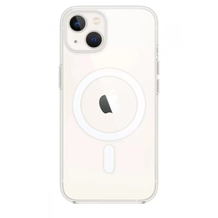 Mey İthalat®   iPhone 15 Plus Kılıf Magneticsafe Şeffaf Silikon - Şeffaf