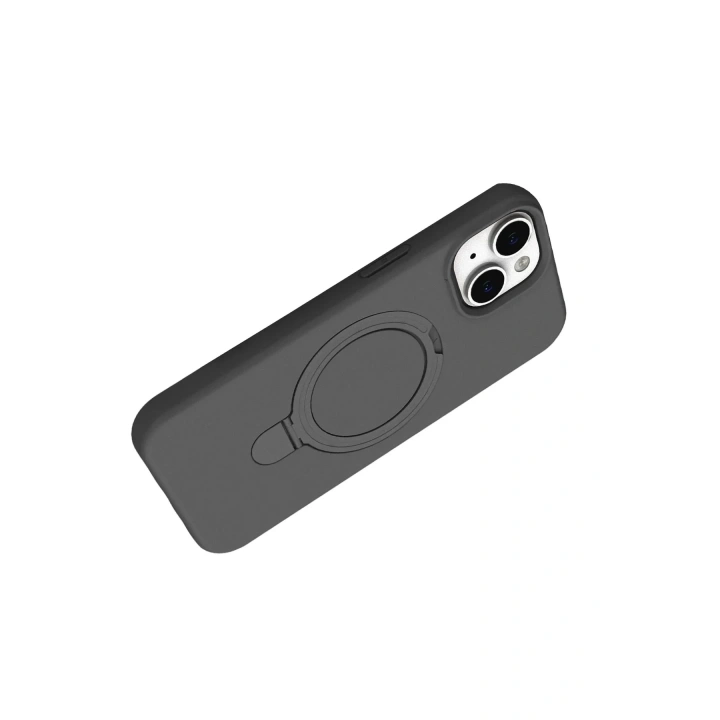 Mey İthalat®   iPhone 15 Plus Regal Magsafe Standlı Kapak - Titan Gri