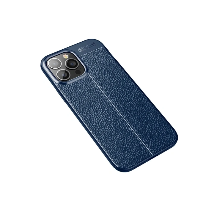 Mey İthalat®   iPhone 15 Pro Kılıf Auto Focus Kapak - Lacivert