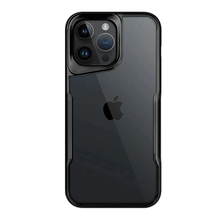 Mey İthalat®  iPhone 15 Pro Kılıf Boyi Silikon Kapak - Siyah