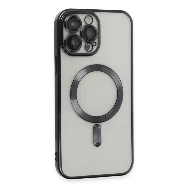 Mey İthalat®  iPhone 15 Pro Kılıf Kross Magneticsafe Kapak - Siyah