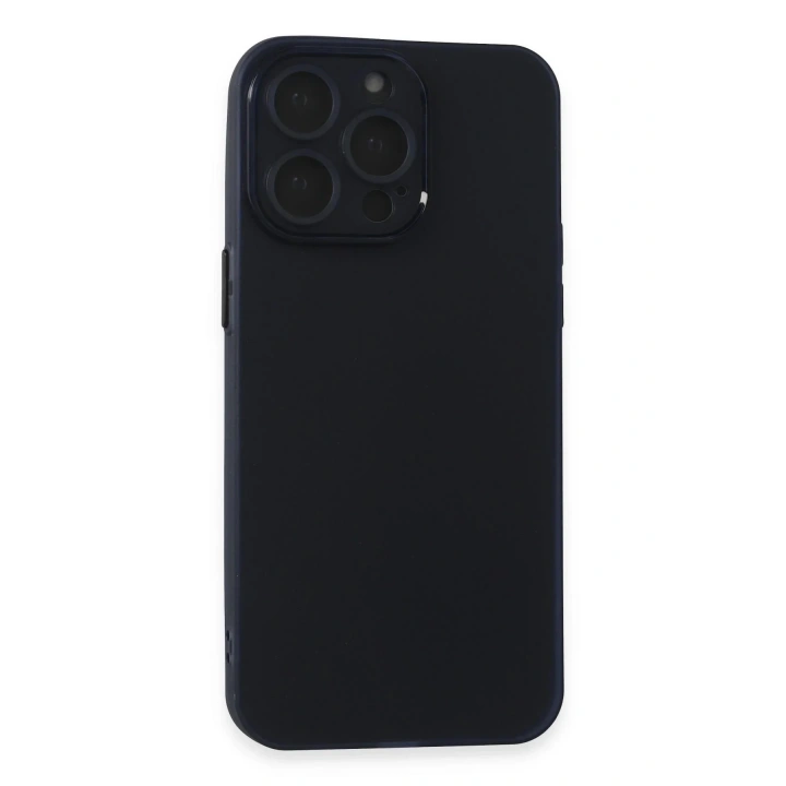 Mey İthalat®  iPhone 15 Pro Kılıf Puma Silikon - Lacivert
