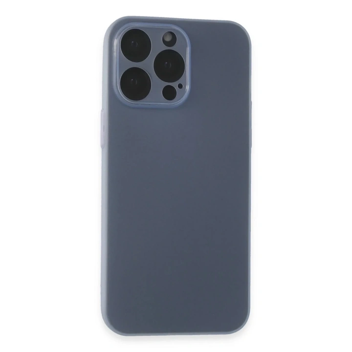 Mey İthalat®  iPhone 15 Pro Kılıf Puma Silikon - Mavi