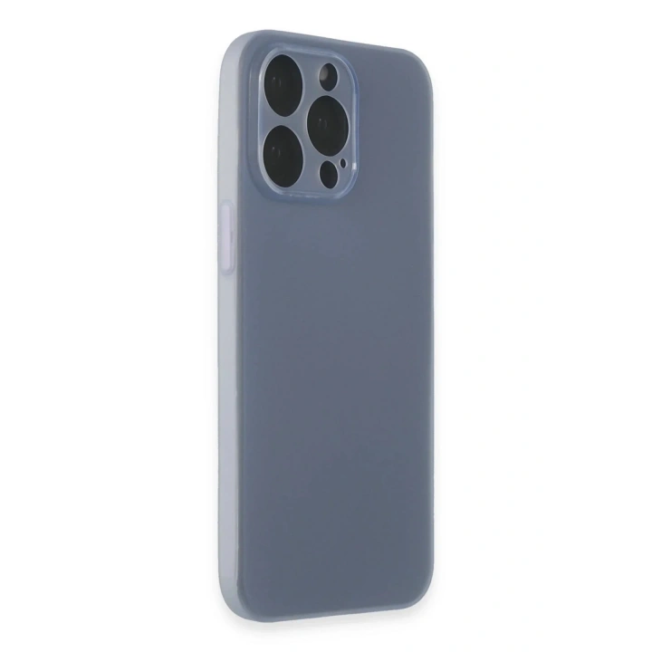 Mey İthalat®  iPhone 15 Pro Kılıf Puma Silikon - Mavi