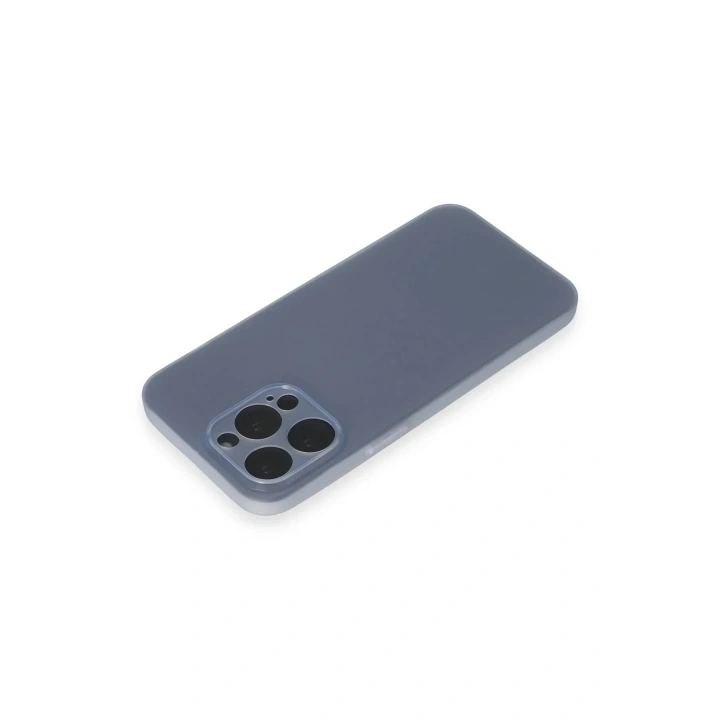 Mey İthalat®  iPhone 15 Pro Kılıf Puma Silikon - Mavi