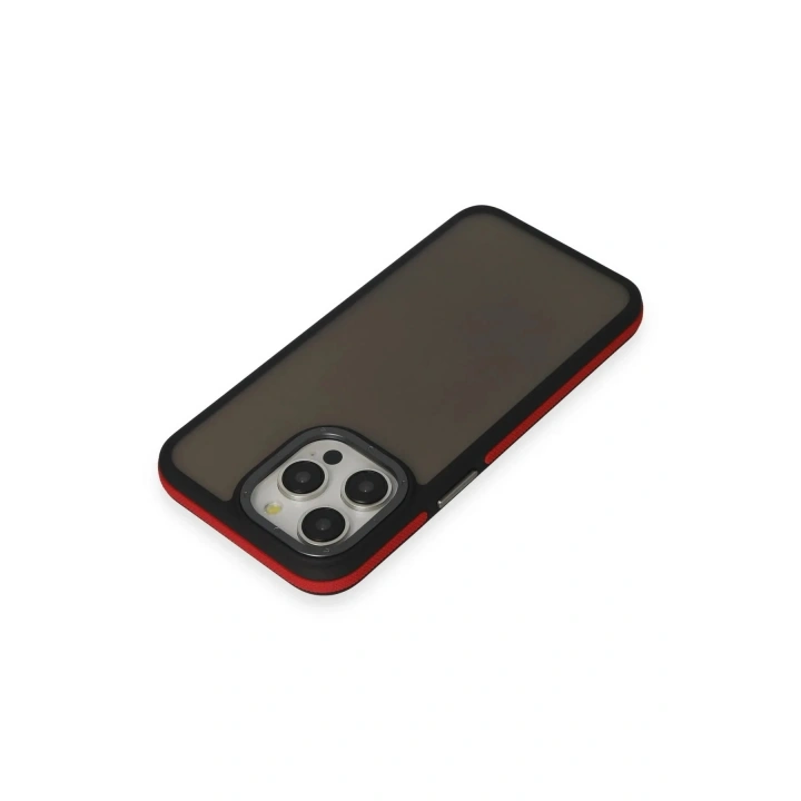 Mey İthalat®  iPhone 15 Pro Max Harvel Kapak - Kırmızı
