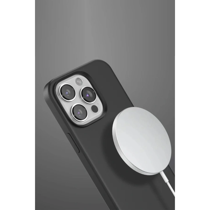 Mey İthalat®  iPhone 15 Pro Max Home Magsafe Kapak - Turuncu