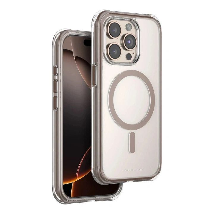 Mey İthalat®   iPhone 15 Pro Max Hulk Magsafe Kapak - Çöl Titanyum