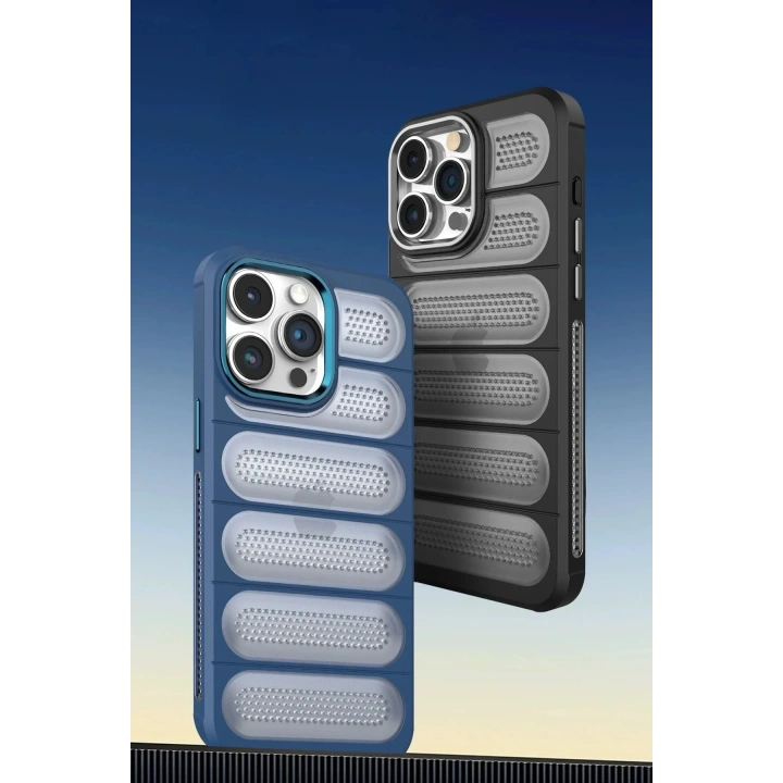 Mey İthalat®  iPhone 15 Pro Max Kılıf Airmax Silikon Kapak - Pembe