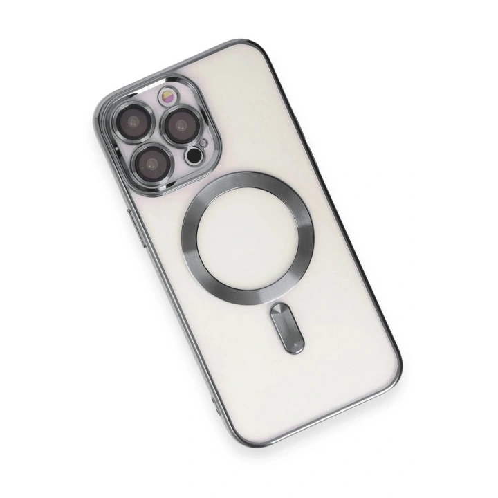 Mey İthalat®  iPhone 15 Pro Max Kılıf Kross Magneticsafe Kapak - Titan Gri