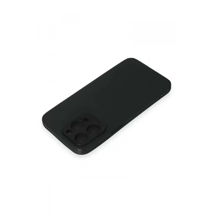 Mey İthalat®   iPhone 15 Pro Max Kılıf Loop Deri Silikon - Yeşil