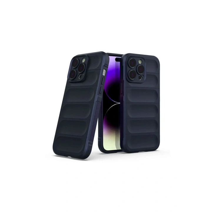 Mey İthalat®  iPhone 15 Pro Max Kılıf Optimum Silikon - Lacivert