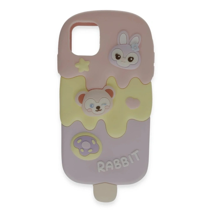 Mey İthalat®  iPhone 15 Pro Max Kılıf Poky Karakter Silikon Kapak - Desen 11