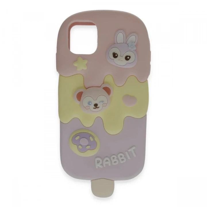 Mey İthalat®  iPhone 15 Pro Max Kılıf Poky Karakter Silikon Kapak - Desen 11