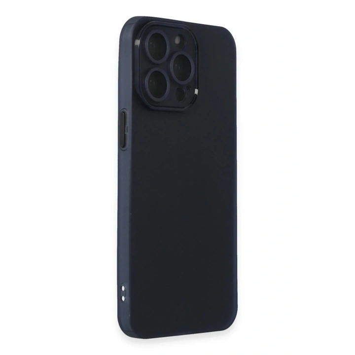 Mey İthalat®  iPhone 15 Pro Max Kılıf Puma Silikon - Lacivert