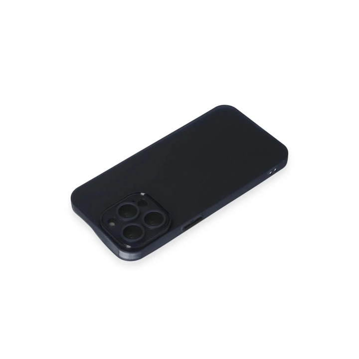Mey İthalat®  iPhone 15 Pro Max Kılıf Puma Silikon - Lacivert