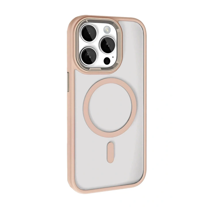 Mey İthalat®   iPhone 15 Pro Max Terea Magsafe Kapak - Gold