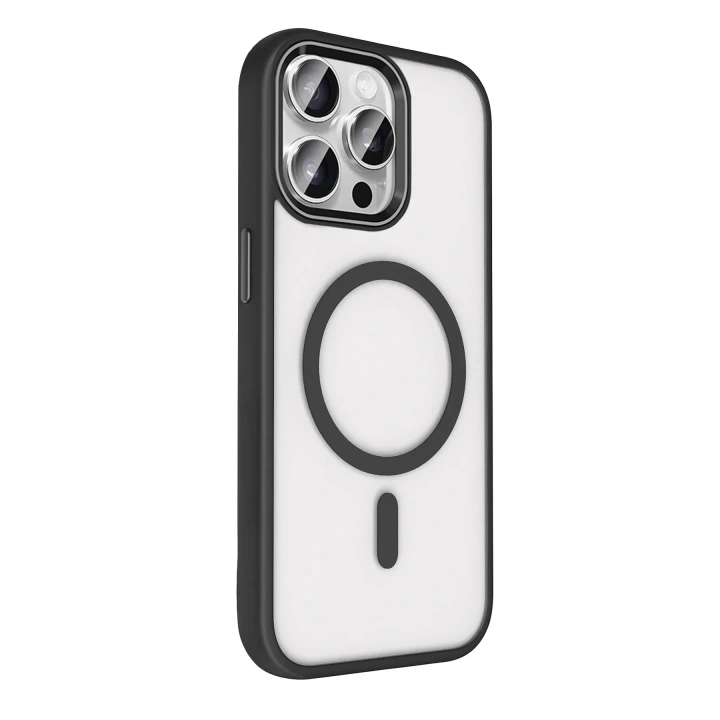 Mey İthalat®   iPhone 15 Pro Max Terea Magsafe Kapak - Siyah