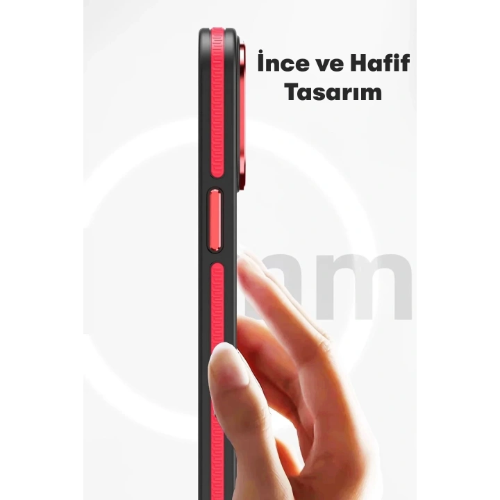Mey İthalat®  iPhone 15 Pro Max Winner Magsafe Kapak - Siyah