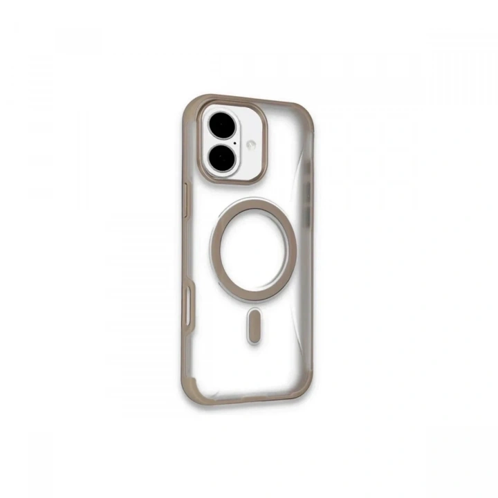 Mey İthalat®  iPhone 16 Hilton Magsafe Kapak - Gold