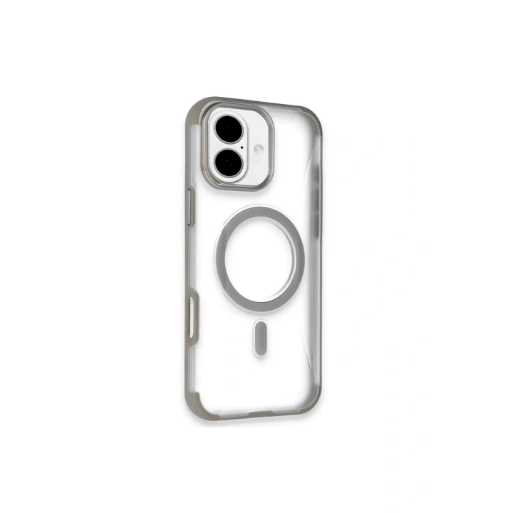 Mey İthalat®  iPhone 16 Hilton Magsafe Kapak - Titan Gri