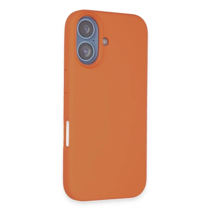Mey İthalat®  iPhone 16 Home Magsafe Kapak - Turuncu