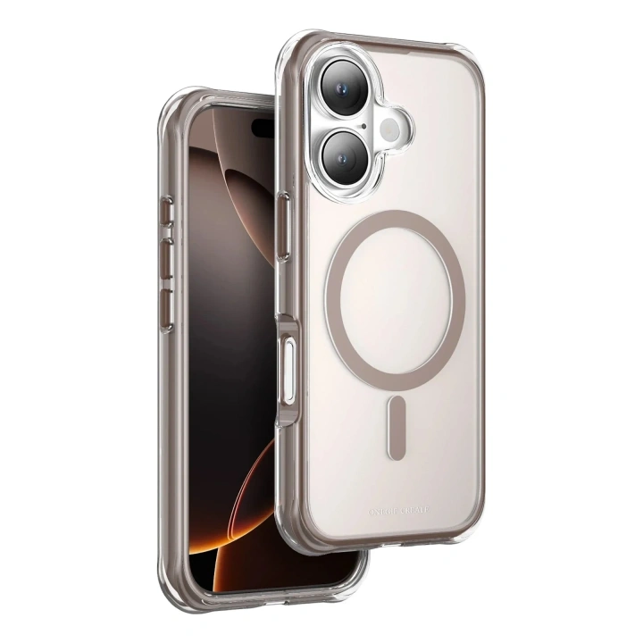 Mey İthalat®   iPhone 16 Hulk Magsafe Kapak - Çöl Titanyum
