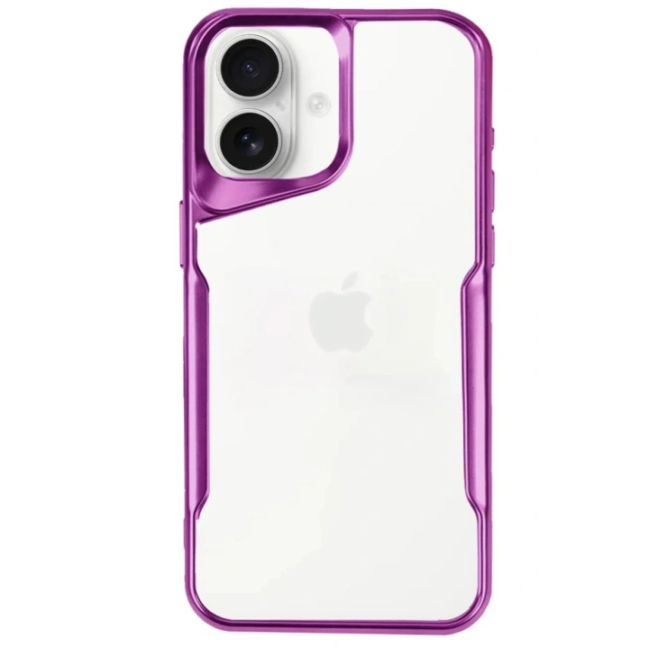 Mey İthalat®  iPhone 16 Kılıf Boyi Silikon Kapak - Pembe