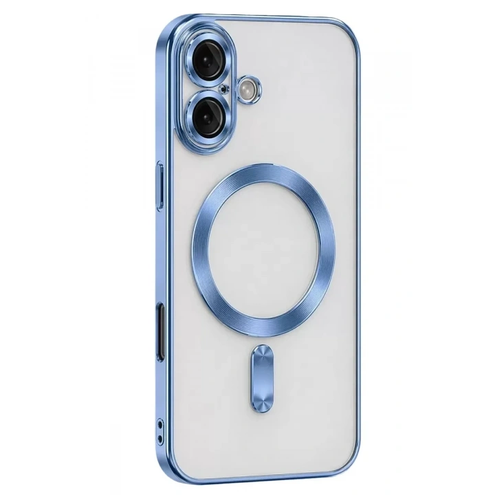 Mey İthalat®   iPhone 16 Kılıf Kross Magneticsafe Kapak - Sierra Blue
