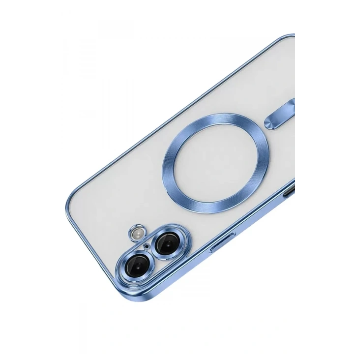 Mey İthalat®   iPhone 16 Kılıf Kross Magneticsafe Kapak - Sierra Blue