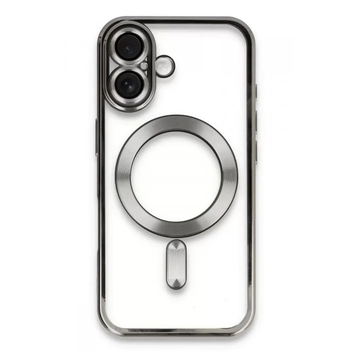 Mey İthalat®   iPhone 16 Kılıf Kross Magneticsafe Kapak - Titan Gri