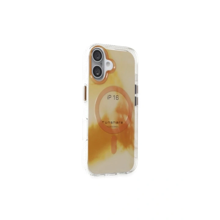 Mey İthalat®  iPhone 16 Phantom Magsafe Kapak - Gold