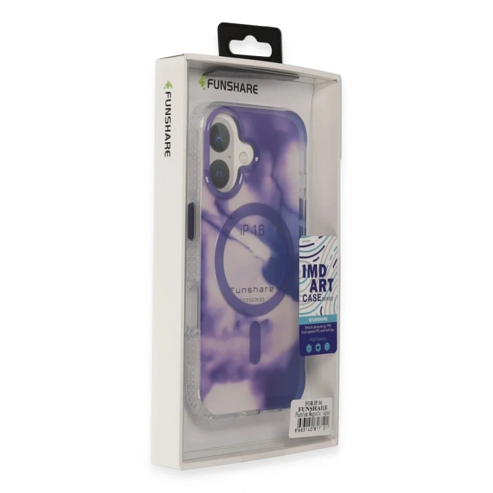 Mey İthalat®  iPhone 16 Phantom Magsafe Kapak - Siyah