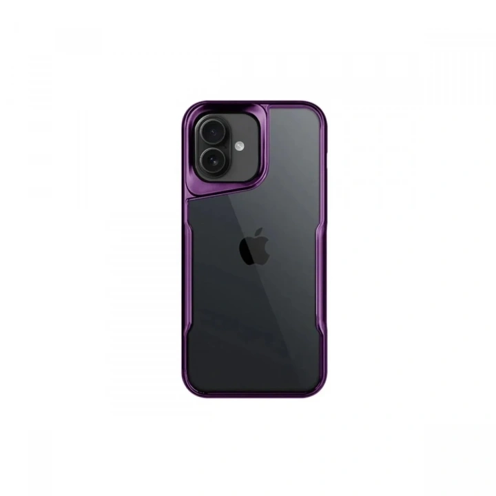Mey İthalat®  iPhone 16 Plus Kılıf Boyi Silikon Kapak - Derin Mor