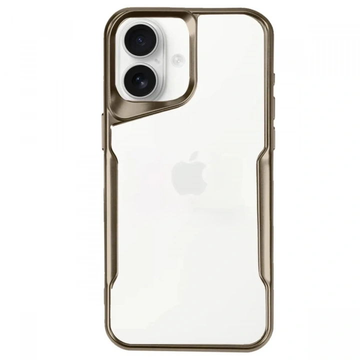 Mey İthalat®  iPhone 16 Plus Kılıf Boyi Silikon Kapak - Desert