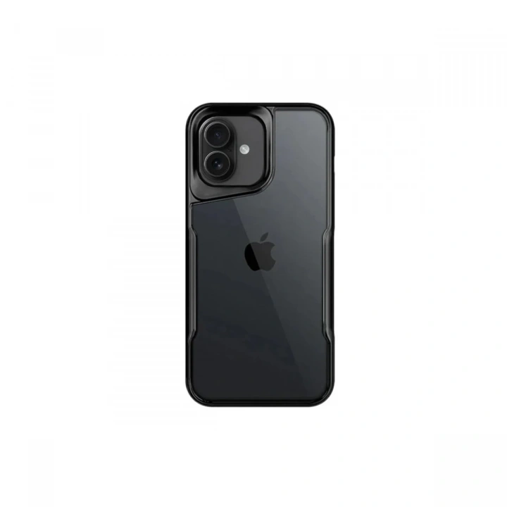 Mey İthalat®  iPhone 16 Plus Kılıf Boyi Silikon Kapak - Siyah